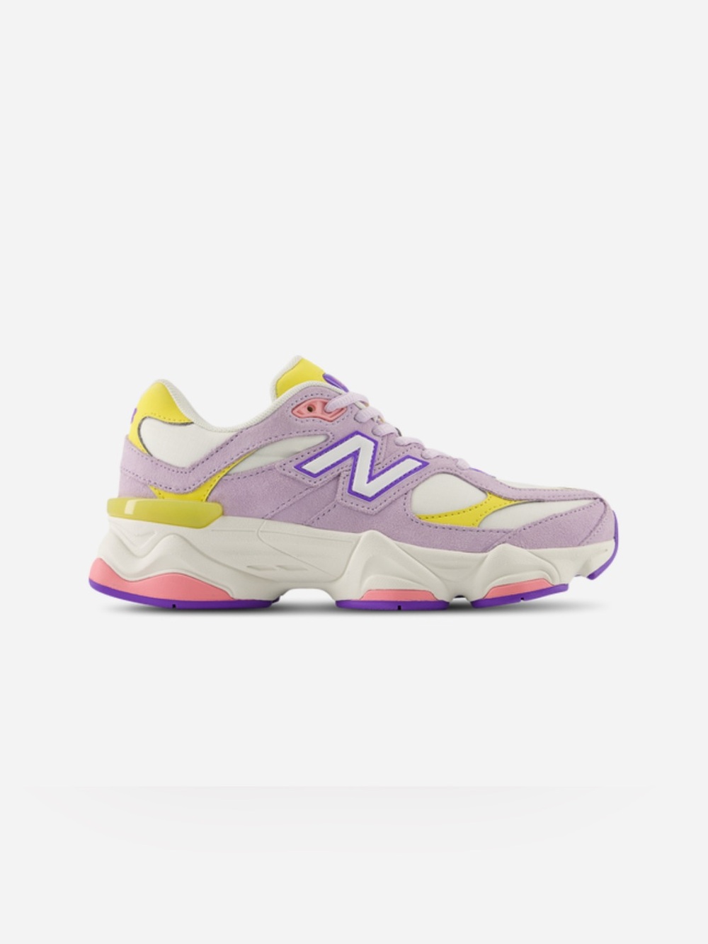 New Balance Kids' Purple & Yellow 624 Retro Runner new balance 9060 big kids